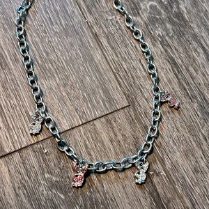 💿Silver Playboy Charm Necklace